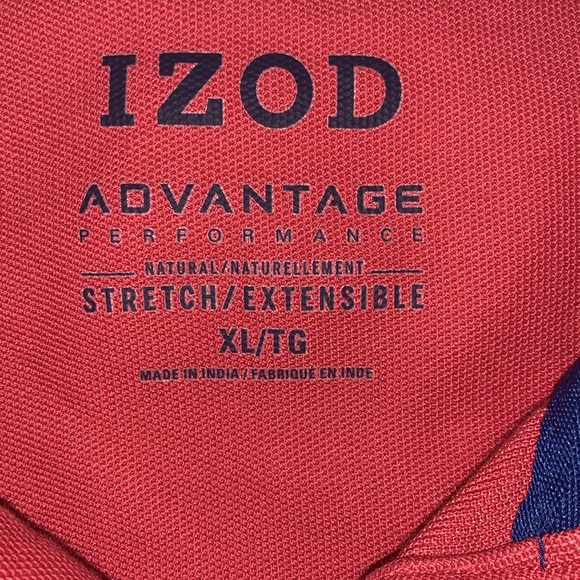 IZOD Mens Polo Shirt Size XL, Very good used condition. - Picture 9 of 9